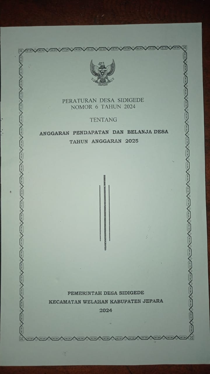 PERDES APBDES DAN PERPET TAHUN ANGGARAN 2025