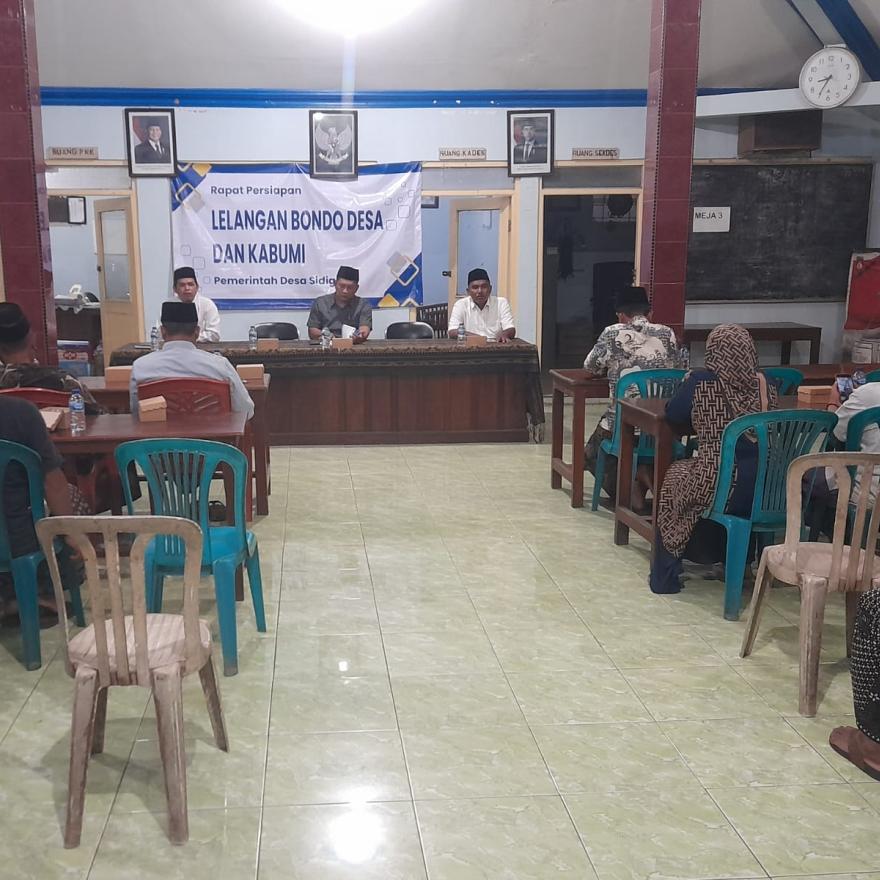 RAPAT LELANGAN DAN SEDEKAH BUMI